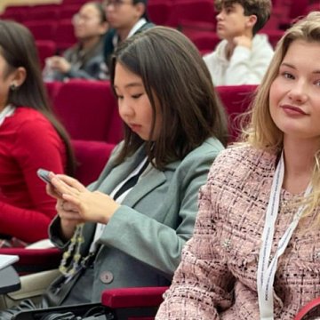 At the media forum in Bishkek, USPTU was represented by Sofya Sibiryakova