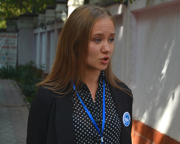 Студентка КРСУ выступила на конференции российских соотечественников