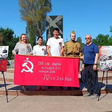 The traditional Sunday jog KRSU was held in honor of the 80th anniversary of the Victory
