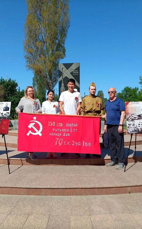 The traditional Sunday jog KRSU was held in honor of the 80th anniversary of the Victory