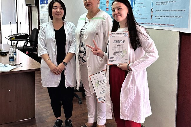 Students explained how important immune prevention is for all age groups of the population