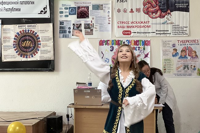 Interuniversity scientific and theoretical student conference with the participation of foreign students at the Department of Microbiology and Virology of the Medical Faculty KRSU
