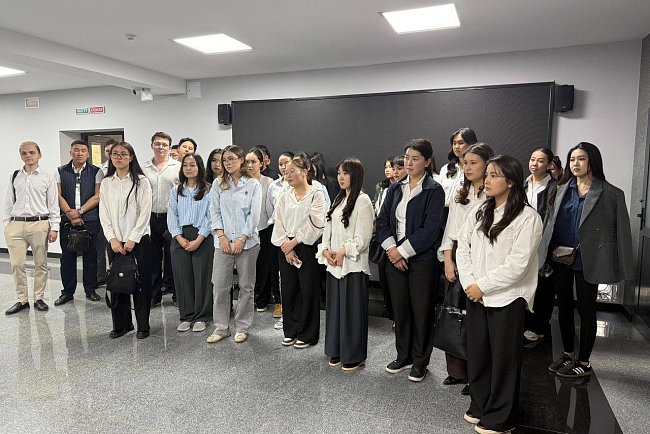 Students of the Faculty of Law of KRSU visited the Academy of the Ministry of Internal Affairs of the Kyrgyz Republic