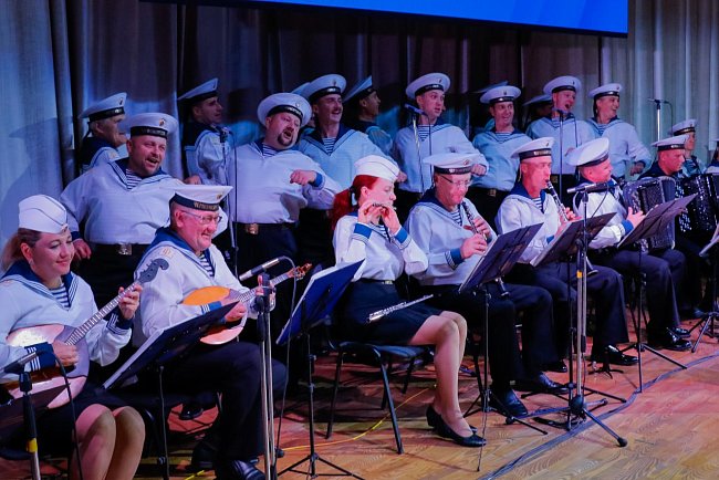 A concert of the Ensemble of the Russian Black Sea Fleet took place at KRSU