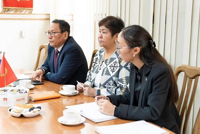 Acting by the Rector of KRSU met with representatives of the National Academy «Manas»