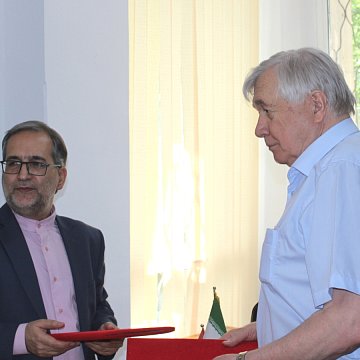 KRSU and the Cultural Representation of the Embassy of Iran in the Kyrgyz Republic signed a Memorandum of Cooperation