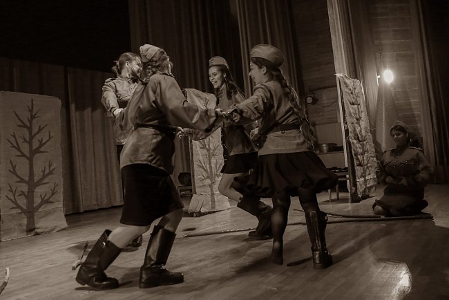 KRSU is preparing for the premiere of a touching production «And the dawns here are quiet...»