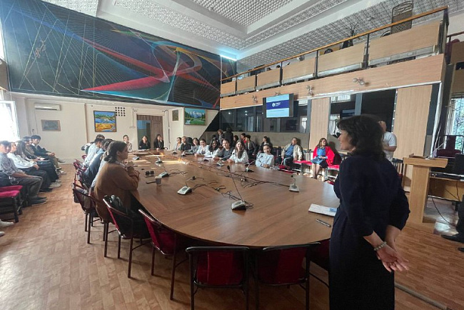 Студенты-журналисты КРСУ приняли участие в мастер-классе от СКФУ