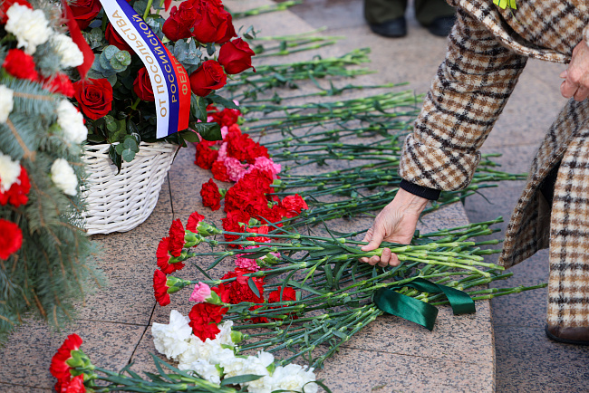 КРСУ принял участие в митинге-реквиеме в память о блокаде Ленинграда