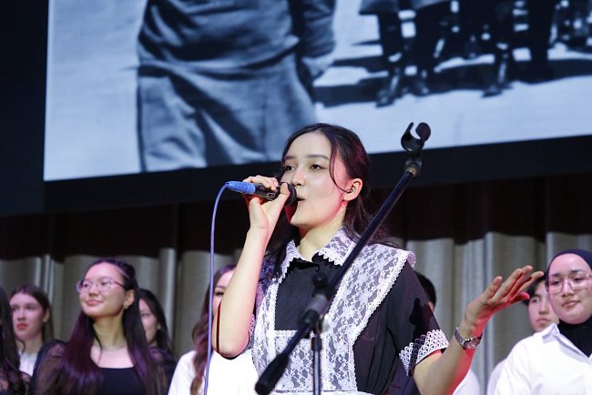 The festival of student creativity «Let's bow to those great years» was held at KRSU
