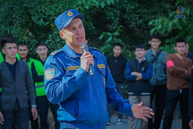 A large-scale republican fire-fighting exercise took place at KRSU