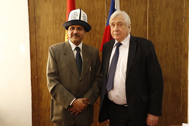 The Indian Ambassador visited the first university in Kyrgyzstan – and this is KRSU!