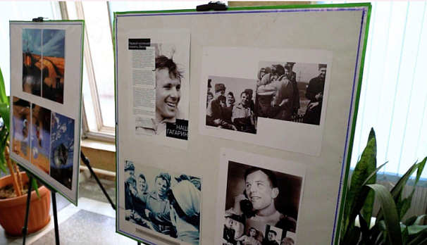 An exhibition dedicated to Gagarin is taking place in Bishkek