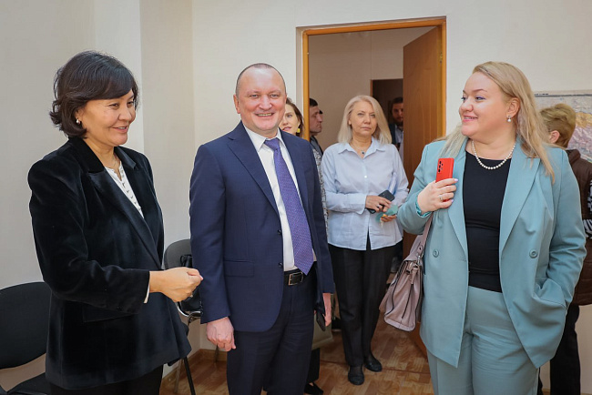 Визит заместителя министра здравоохранения РФ на медицинский факультет КРСУ