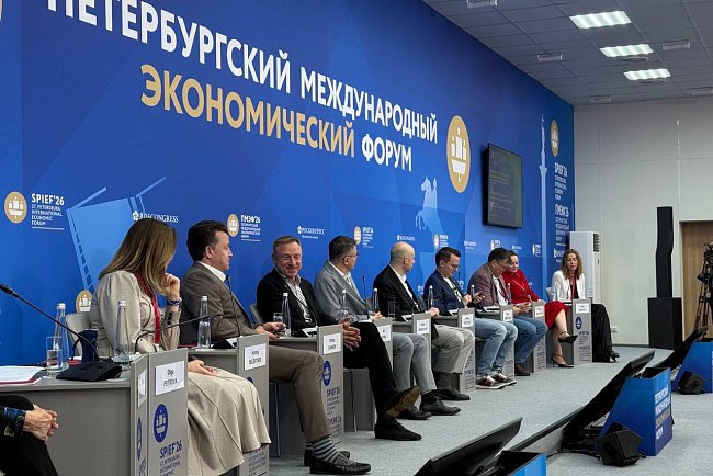 The KRSU delegation takes part in SPIEF 2026