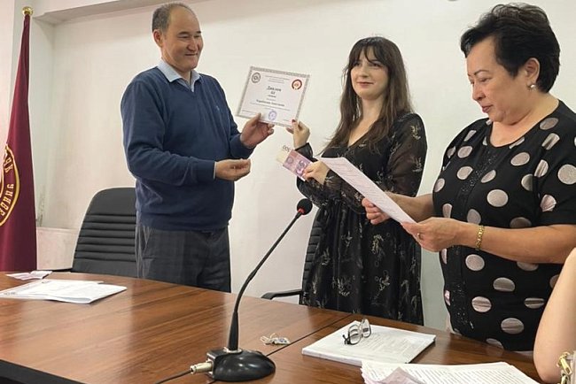 KRSU students took prizes at the interuniversity Olympiad in Economics