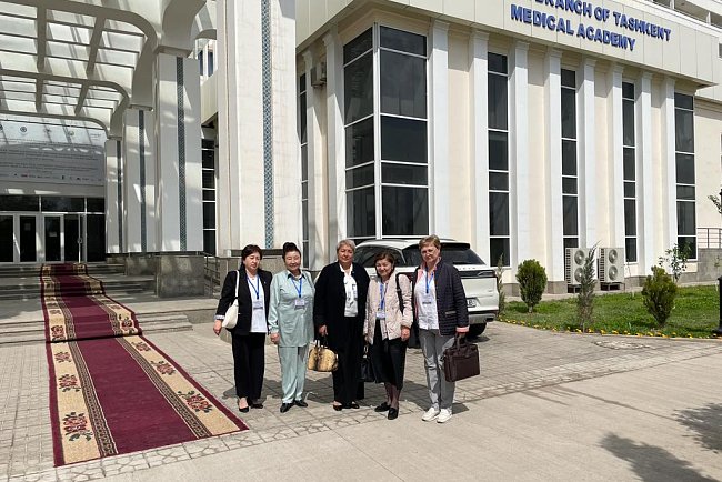 Associate Professor of KRSU E. Radchenko made a report at an international conference on enterovirus infection in the Kyrgyz Republic