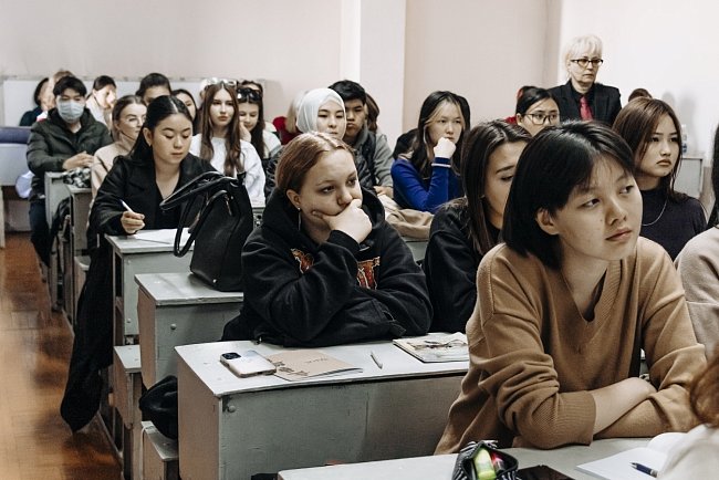KRSU students were told about the donation of blood and its components