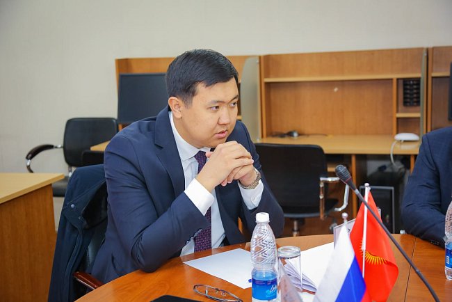 A working meeting was held at KRSU with the participation of representatives of the Office of the President of the Kyrgyz Republic and the university management