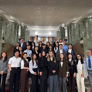 KRSU students visited the Jogorku Kenesh of the Kyrgyz Republic