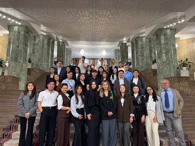 KRSU students visited the Jogorku Kenesh of the Kyrgyz Republic
