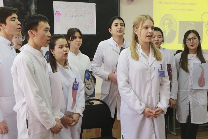 The KRSU team won the First Interuniversity Olympiad in Medical Parasitology