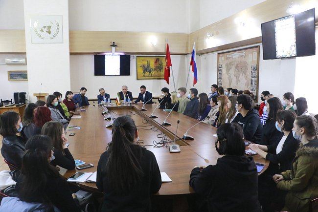 The Iran Week at universities in Kyrgyzstan has started at KRSU