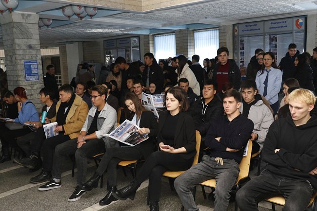 Students of KRSU – the future elite of Kyrgyzstan!