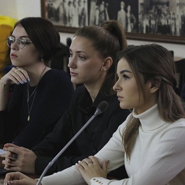 Students from universities in the Kyrgyz Republic and the Russian Federation discussed issues of the functioning of the Russian language in Kyrgyzstan