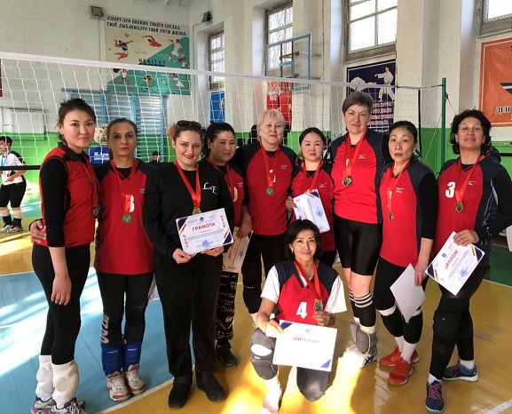 The KRSU women's volleyball team won the Spartakiad «Den sooluk»