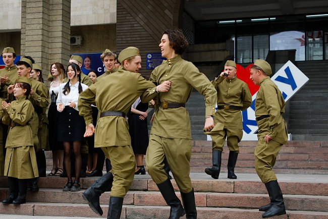 Dance through time: Victory Waltz in KRSU