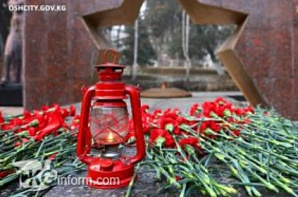 A touching exhibition about the heroes of the Great Patriotic War was held at the KRSU school