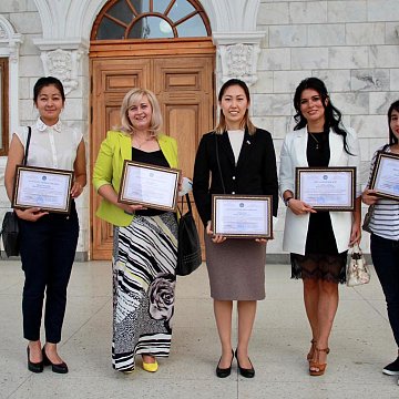 The teacher of KRSU was thanked for volunteering