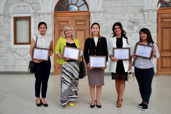 The teacher of KRSU was thanked for volunteering