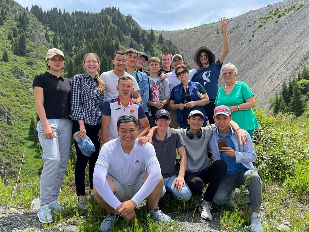 На геологической практике