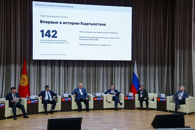 В КРСУ прошёл международный экспертно-аналитический форум «Россия и Кыргызстан в Большой Евразии: прошлое - настоящее - будущее»