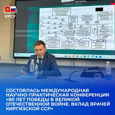 International conference «80 years of Victory in the Great Patriotic War. Contribution of doctors of the Kyrgyz SSR»