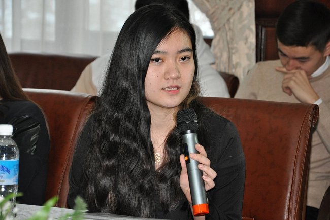KRSU students spoke about the role of youth in the EAEU