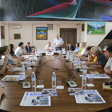 Meeting at the Kyrgyz-Russian Slavic University
