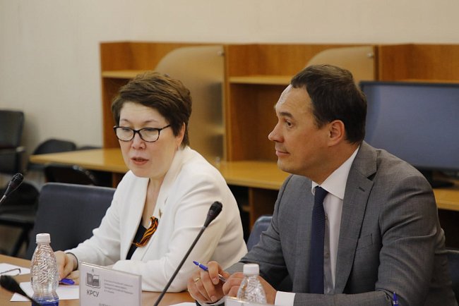 KRSU discussed the prospects for the development of the university within the framework of Kyrgyz-Russian cooperation