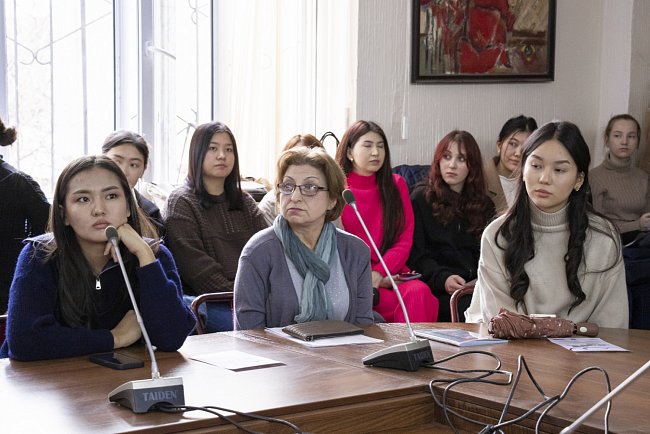 Students, undergraduates and graduate students of KRSU were told about the State Program «Turkey Scholarships»