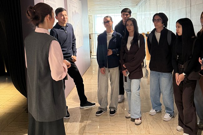 KRSU students got acquainted with the historical heritage of Kyrgyzstan