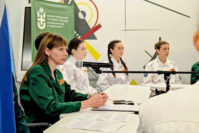 KRSU students took part in the grand opening of the All-Russian Labor Semester of Student Medical Teams.
