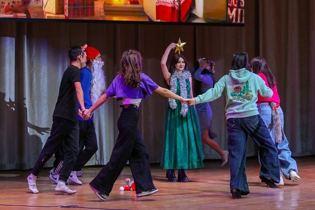 KRSU students celebrated the New Year brightly!