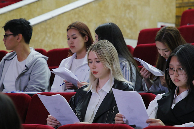 В КРСУ прошла международная акция «Диктант Победы»