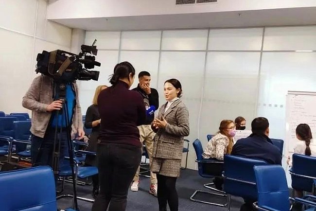 KRSU employee Naktagul Duishenalieva took part in Russian forums of young leaders