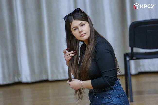 A rehearsal for the play has begun at KRSU «And the dawns here are quiet»