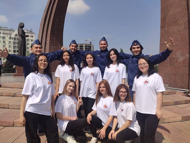 KRSU students take part in the international online marathon «Heirs of Victory»