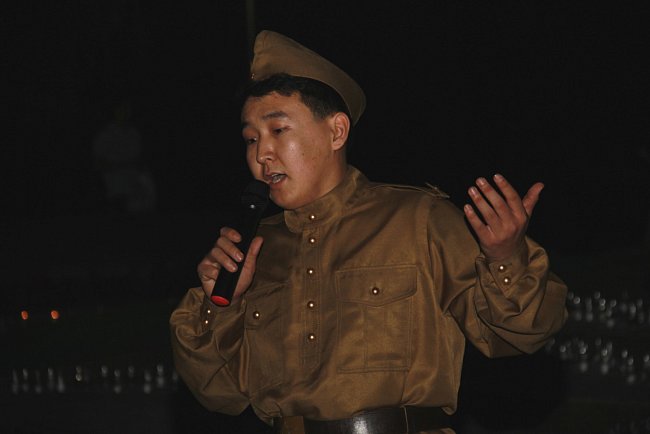 KRSU students took part in the International Action «Candle of Memory»