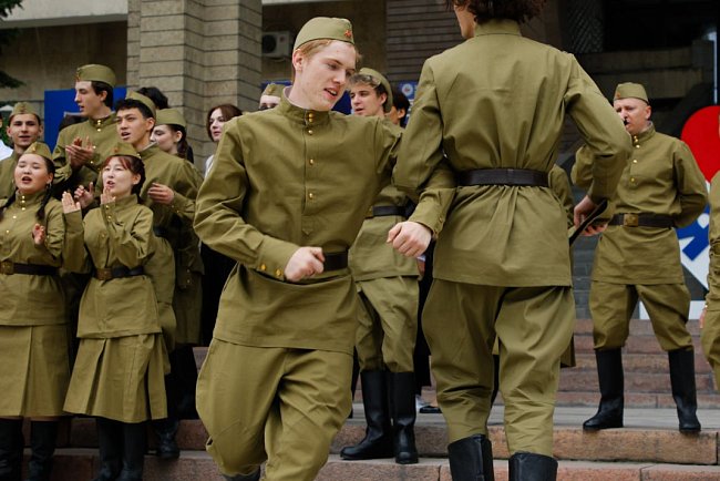 Dance through time: Victory Waltz in KRSU